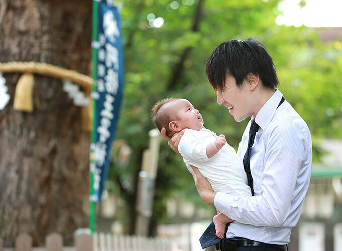 阿倍王子神社お宮参り出張撮影