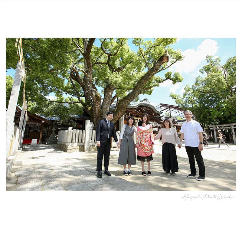 石切神社お宮参り出張撮影