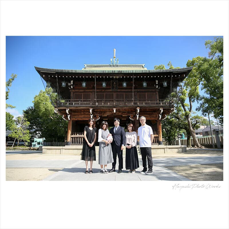 石切神社お宮参り出張撮影