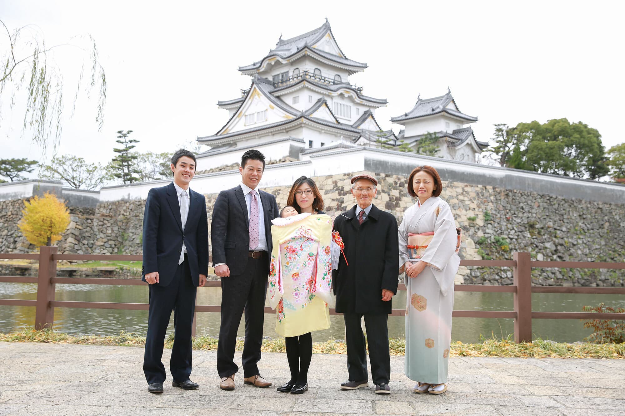 岸城神社お宮参り出張撮影