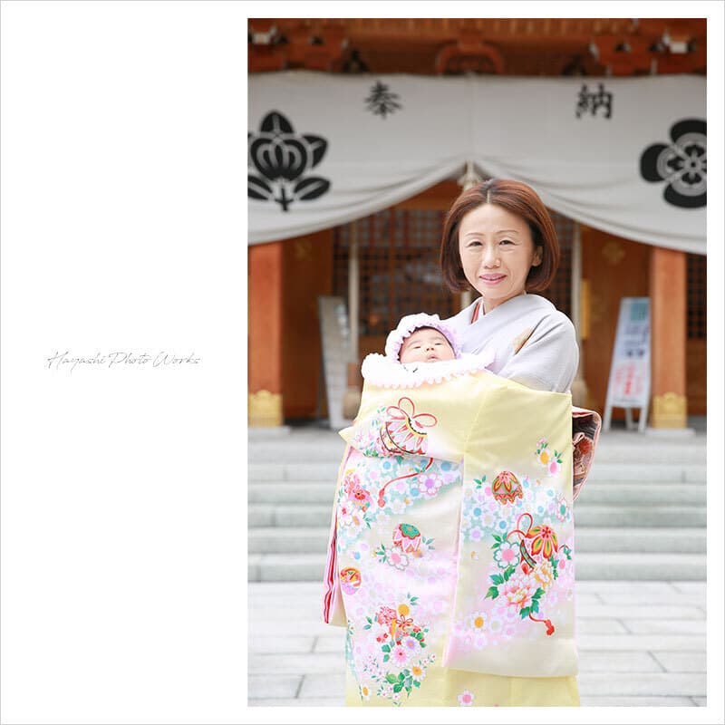 岸城神社お宮参り出張撮影