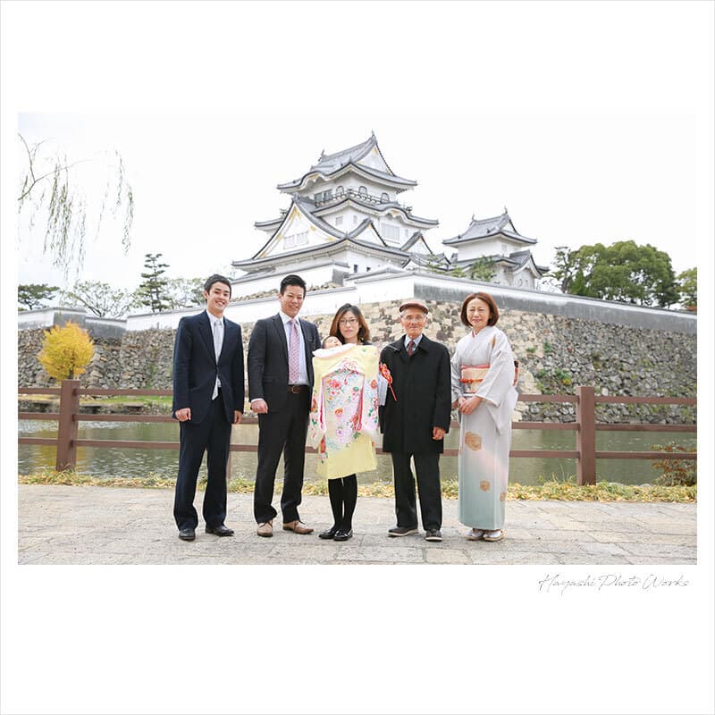 岸城神社お宮参り出張撮影