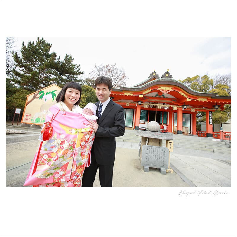 片山神社お宮参り出張撮影
