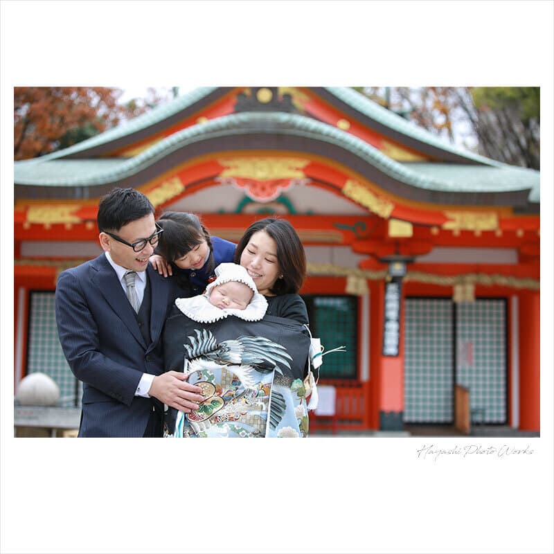 片山神社お宮参り出張撮影