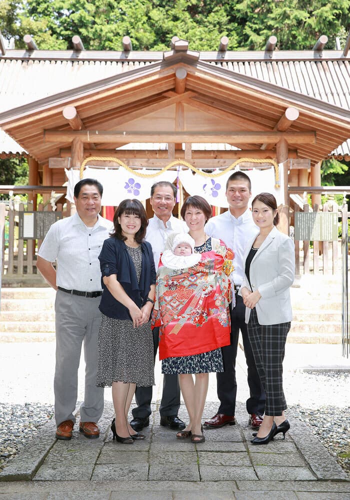 上宮天満宮お宮参り出張撮影