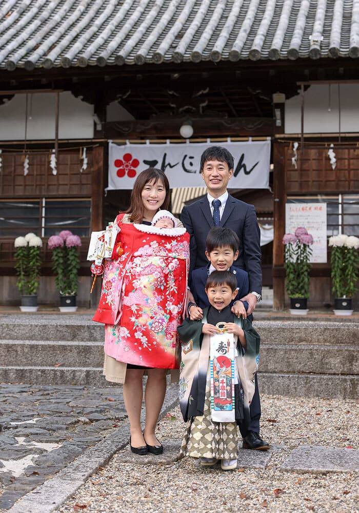 上宮天満宮お宮参り出張撮影