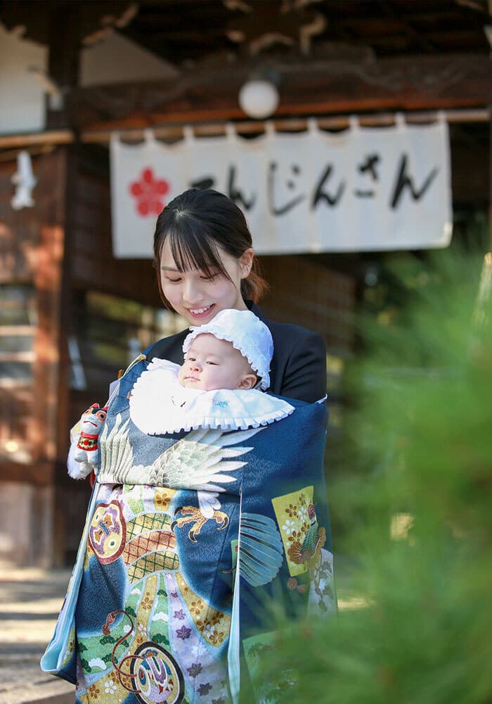 上宮天満宮お宮参り出張撮影