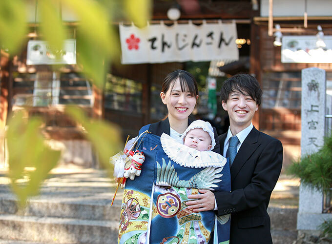 上宮天満宮お宮参り出張撮影