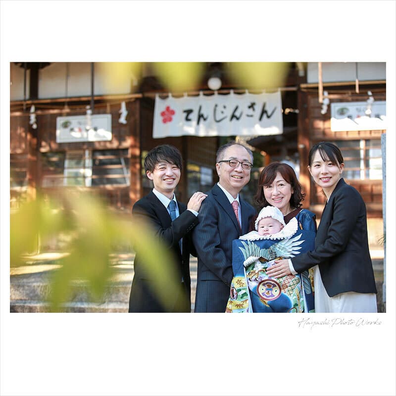 上宮天満宮お宮参り出張撮影