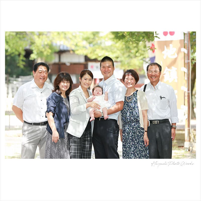 上宮天満宮お宮参り出張撮影