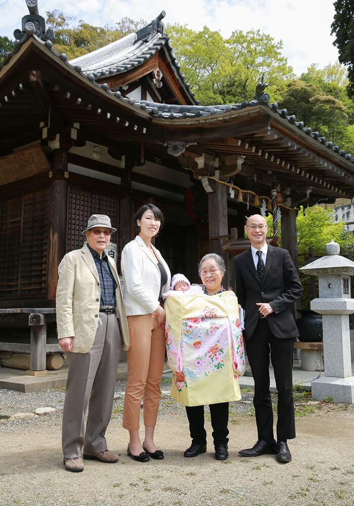 西江寺でお宮参り出張撮影