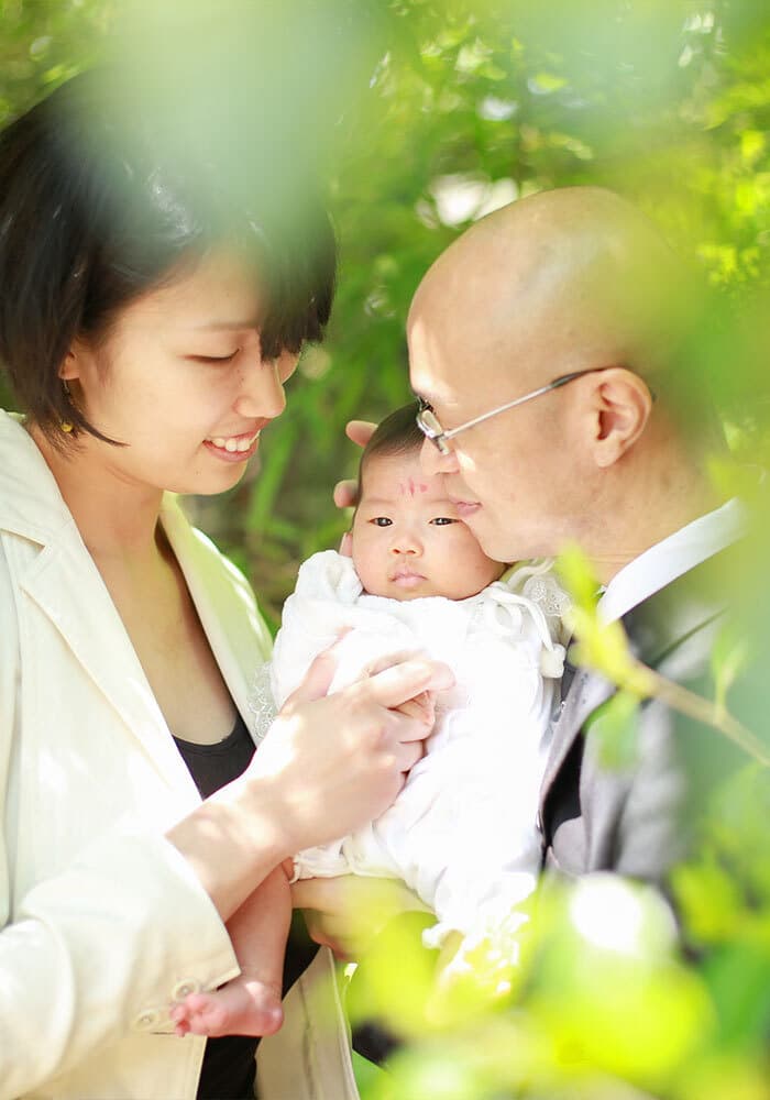 西江寺でお宮参り出張撮影
