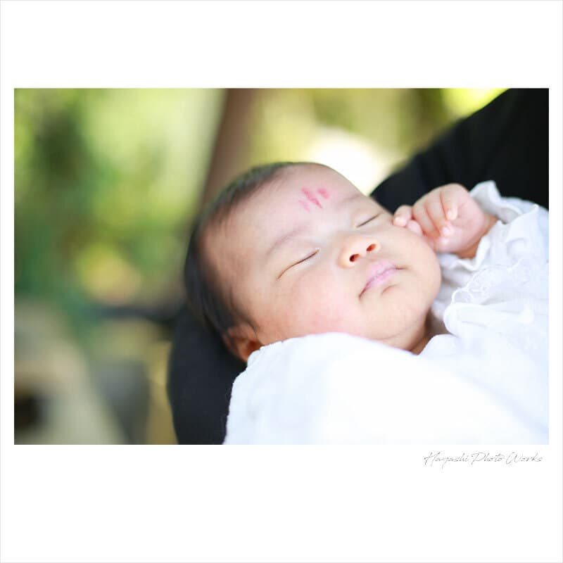 箕面市の西江寺お宮参り出張撮影