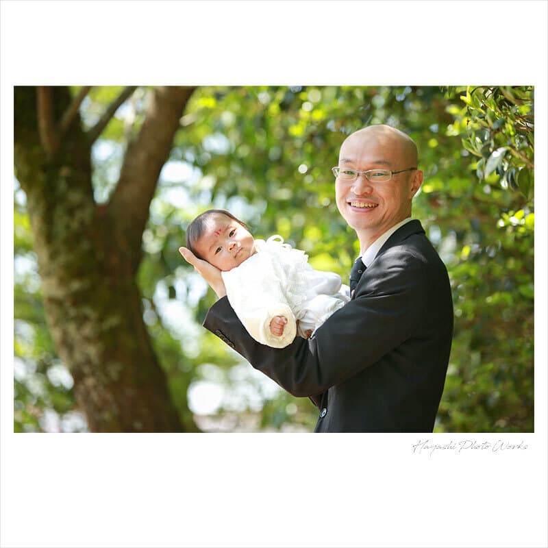 箕面市の西江寺お宮参り出張撮影