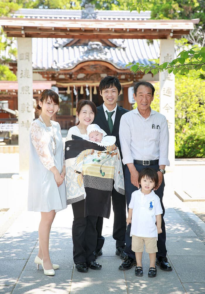 陶荒田神社のお宮参り出張撮影