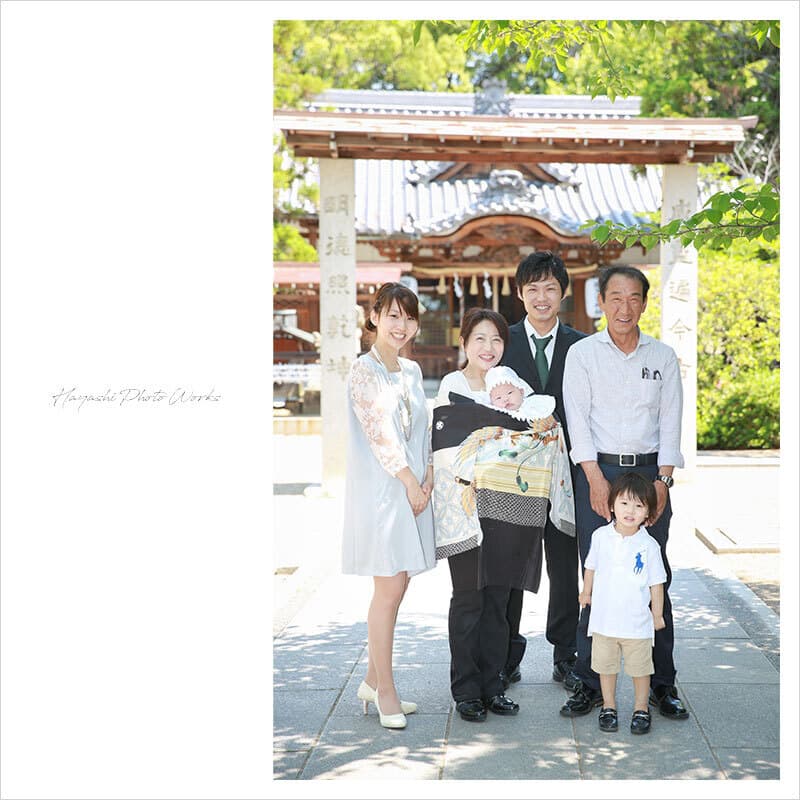 陶荒田神社のお宮参り出張撮影