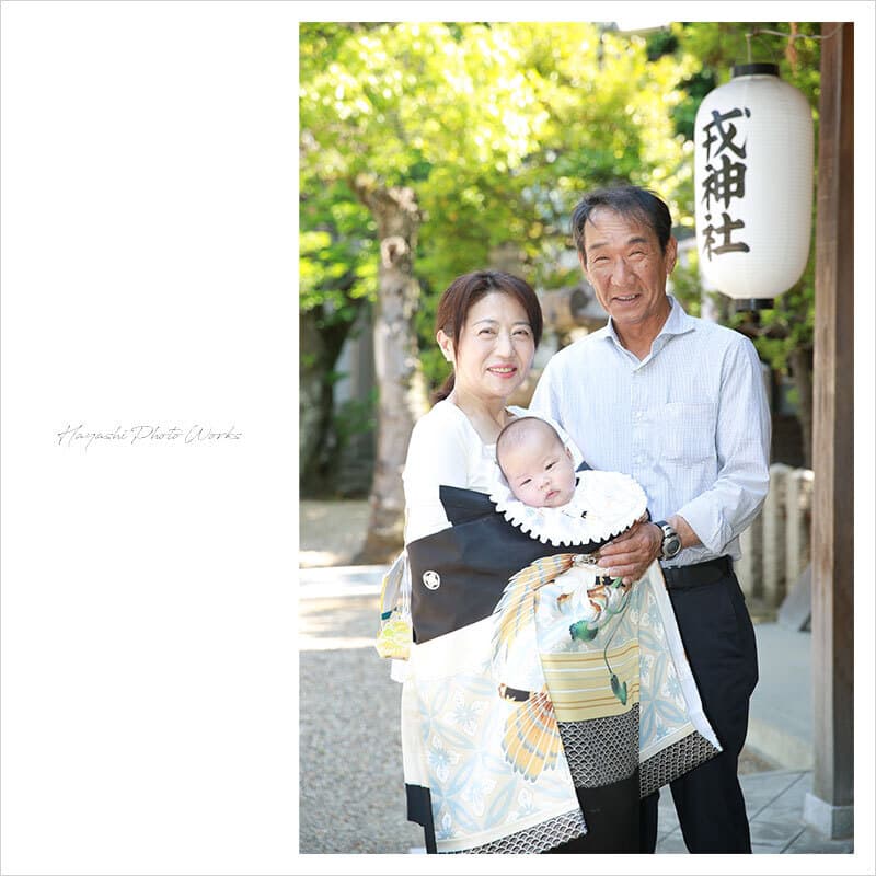 陶荒田神社のお宮参り出張撮影