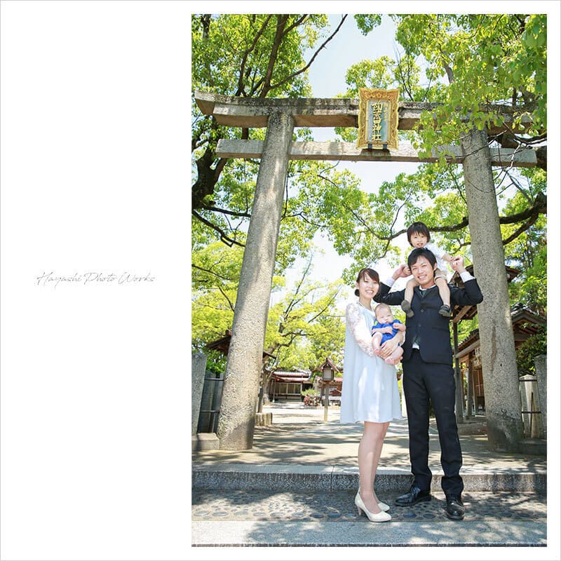 陶荒田神社のお宮参り出張撮影