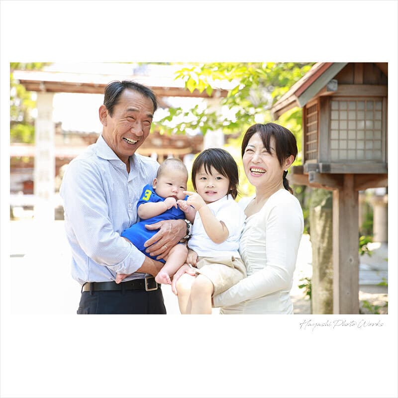 陶荒田神社のお宮参り出張撮影