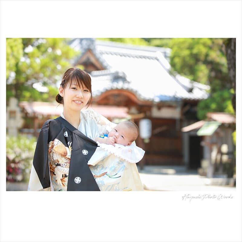陶荒田神社のお宮参り出張撮影