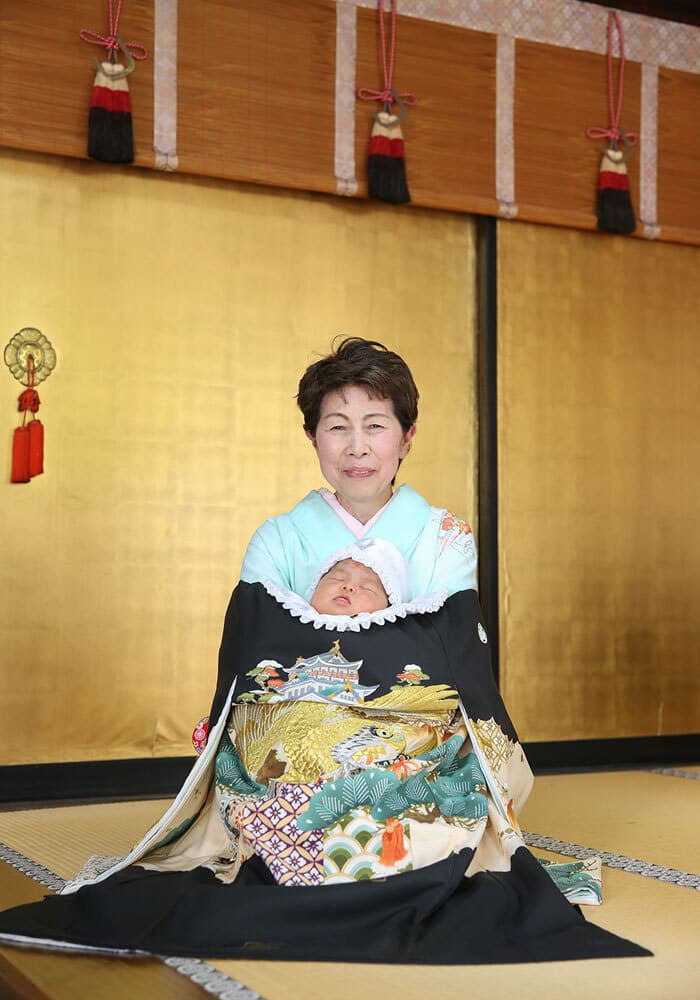  都留彌神社でお宮参り出張撮影