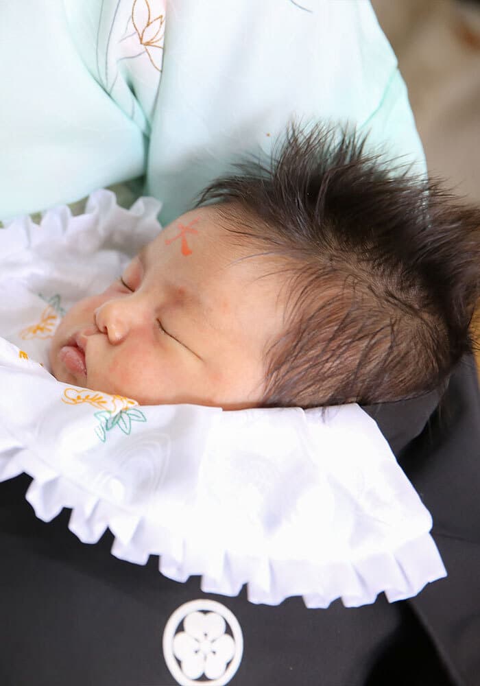 都留彌神社でお宮参り出張撮影