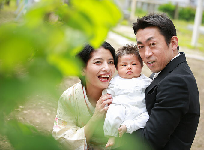 都留彌神社お宮参り出張撮影