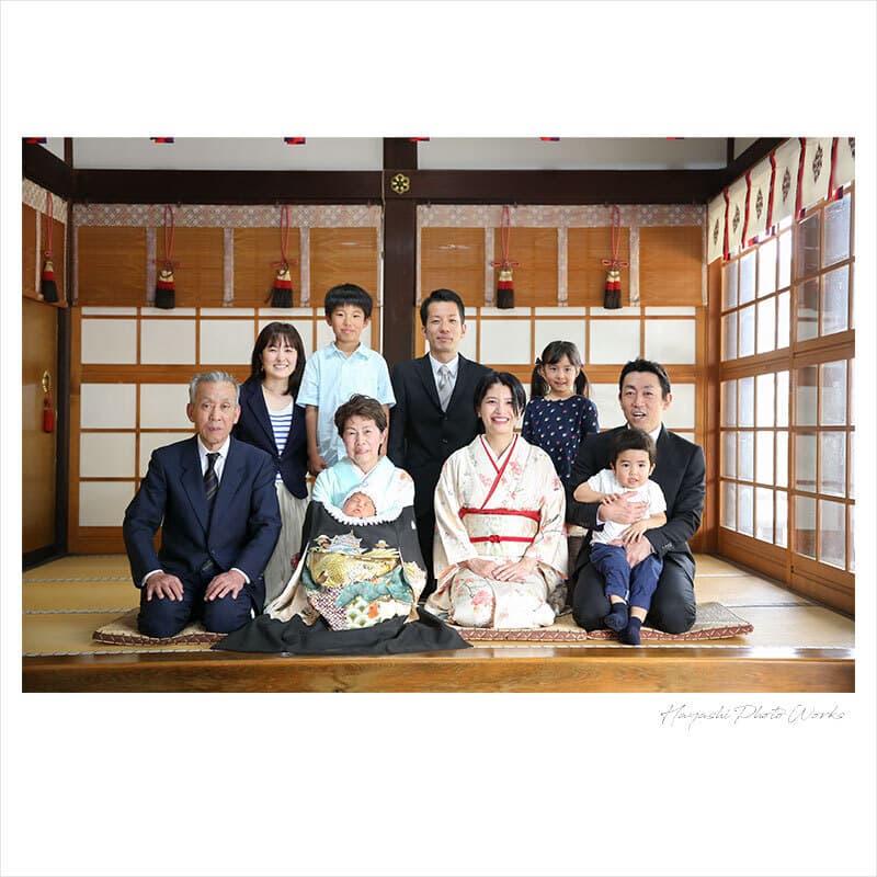 都留彌神社お宮参り出張撮影