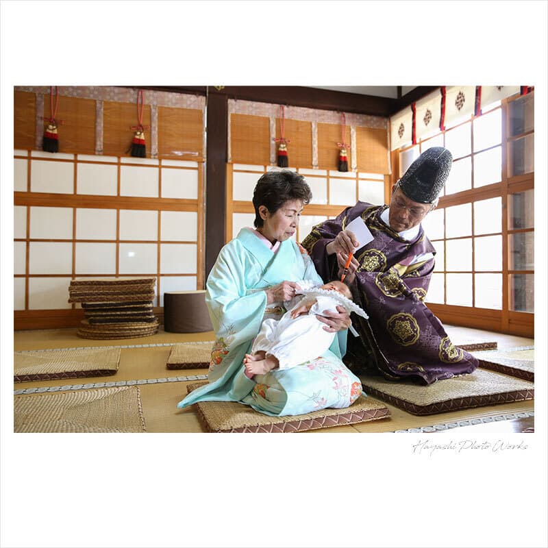 都留彌神社お宮参り出張撮影