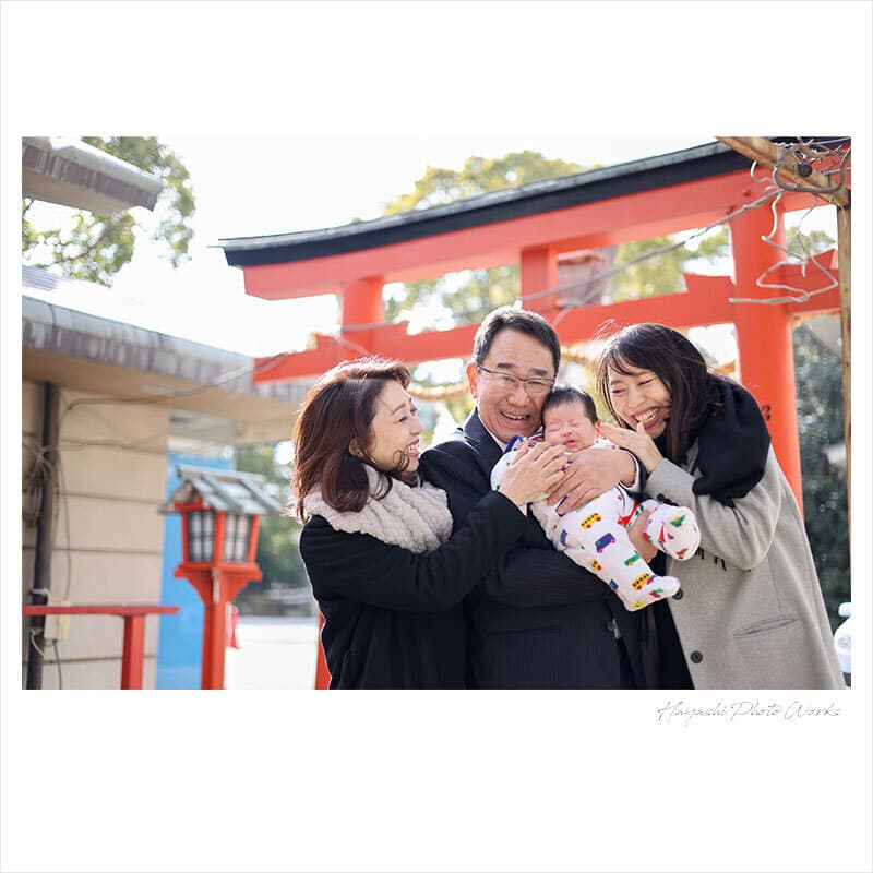 海神社お宮参り出張撮影
