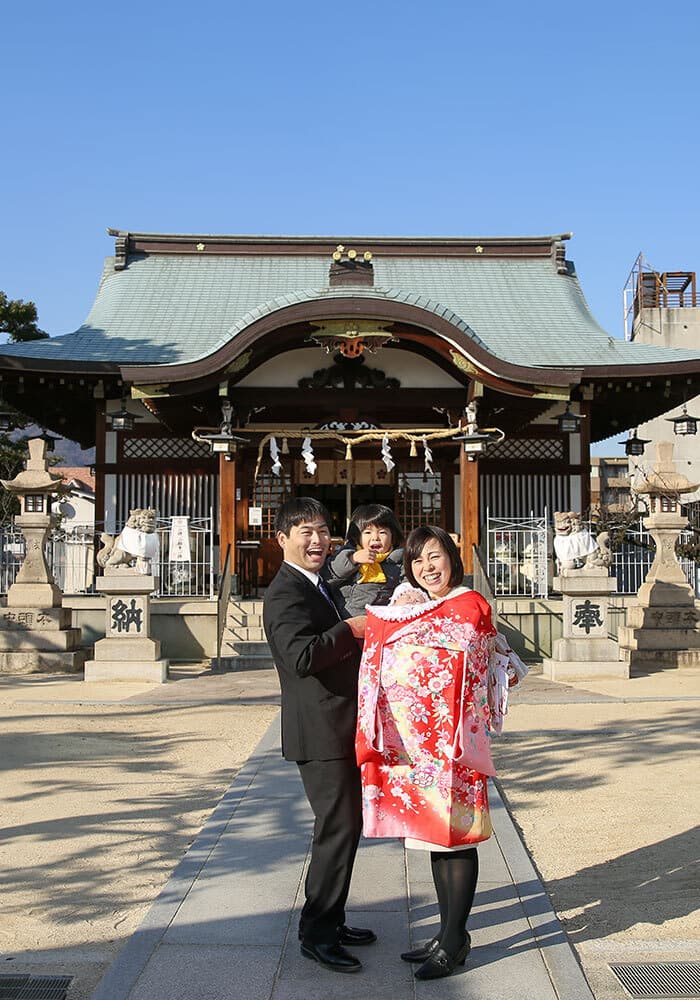 打出天神社のお宮参り出張撮影