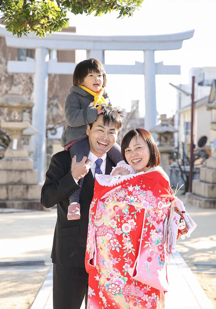 打出天神社のお宮参り出張撮影