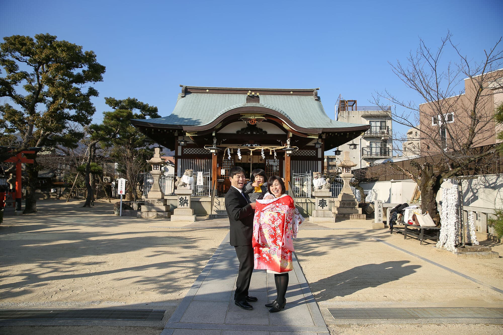 打出天神社のお宮参り出張撮影