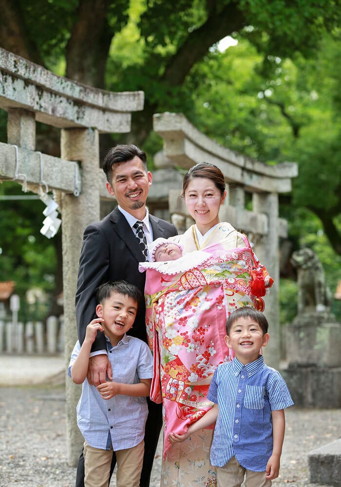 泉宍師神社お宮参り出張撮影