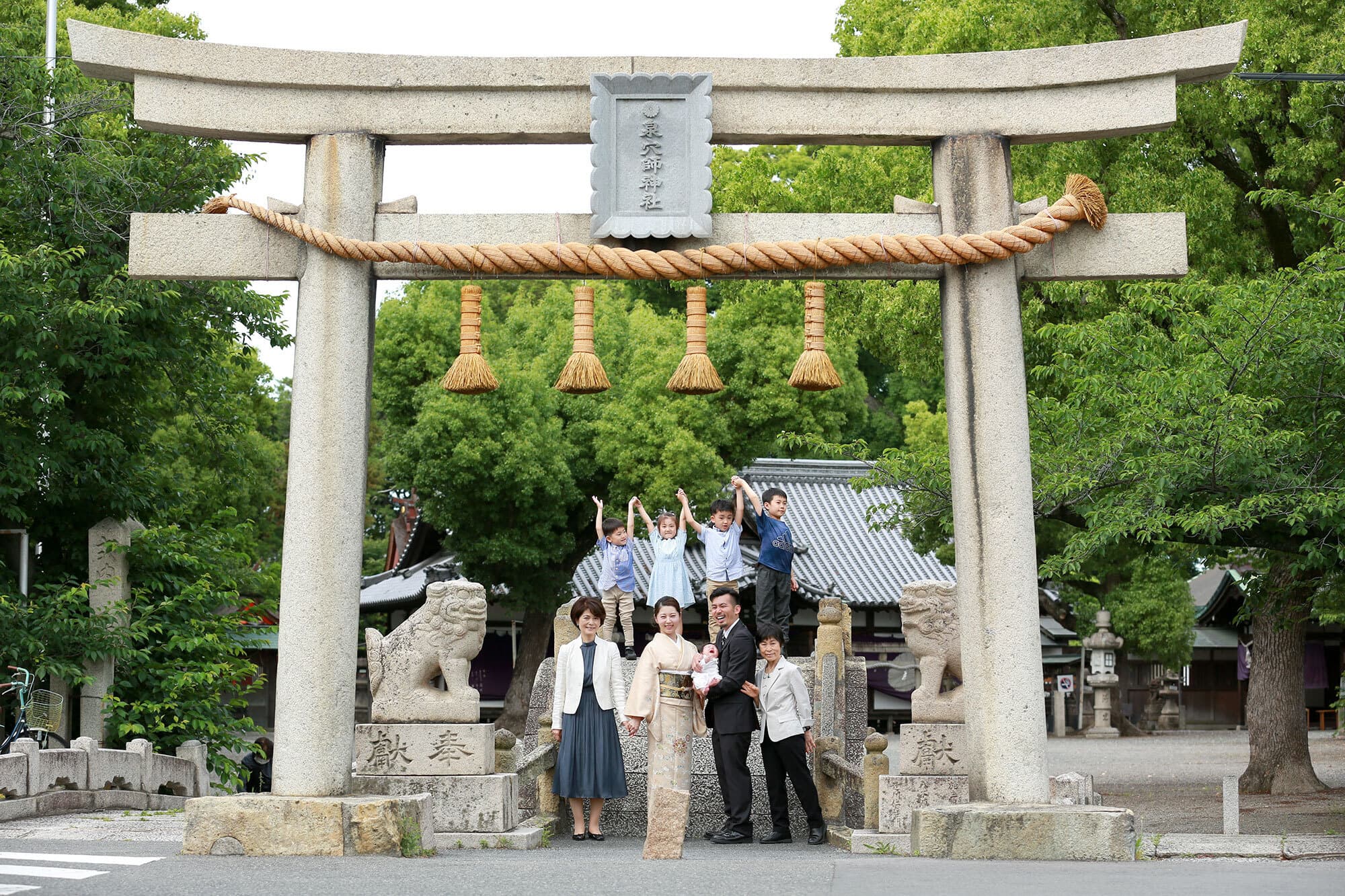 泉宍師神社お宮参り出張撮影