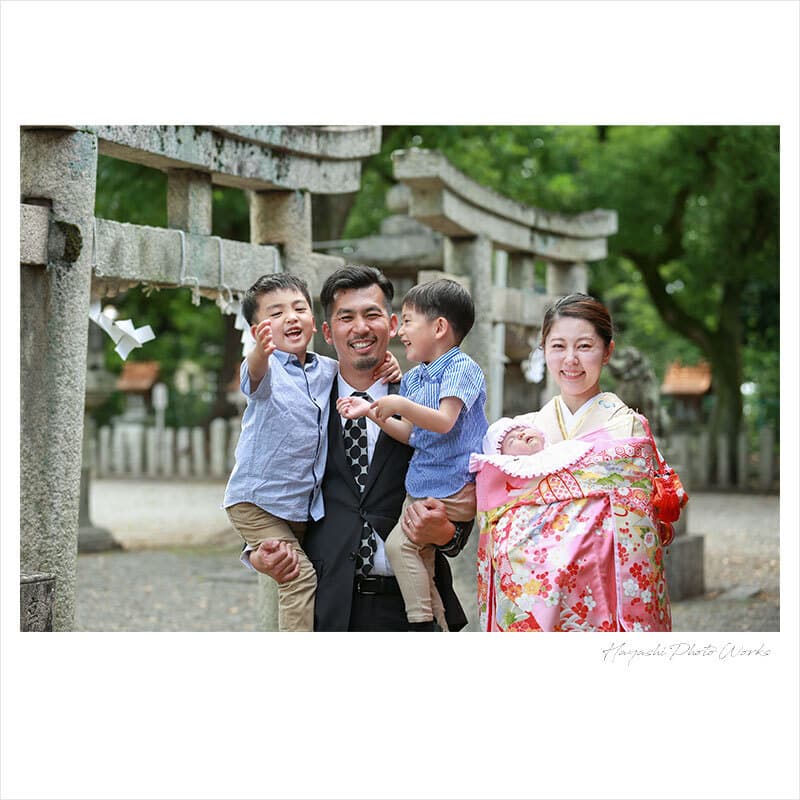 泉宍師神社お宮参り出張撮影