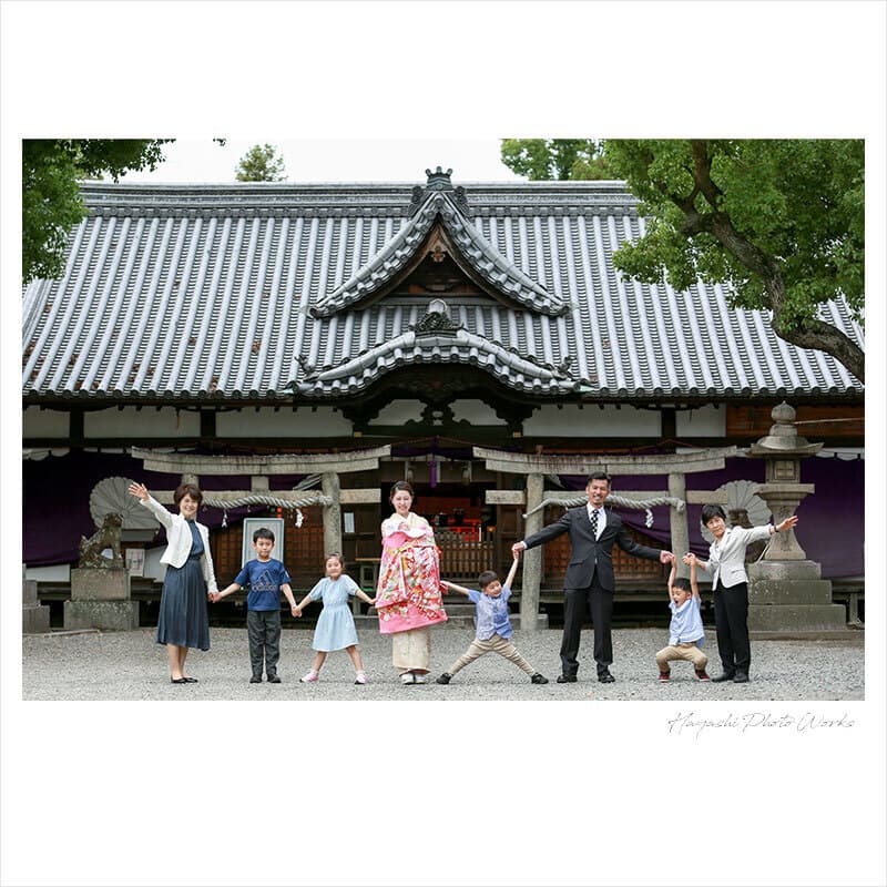 泉宍師神社お宮参り出張撮影
