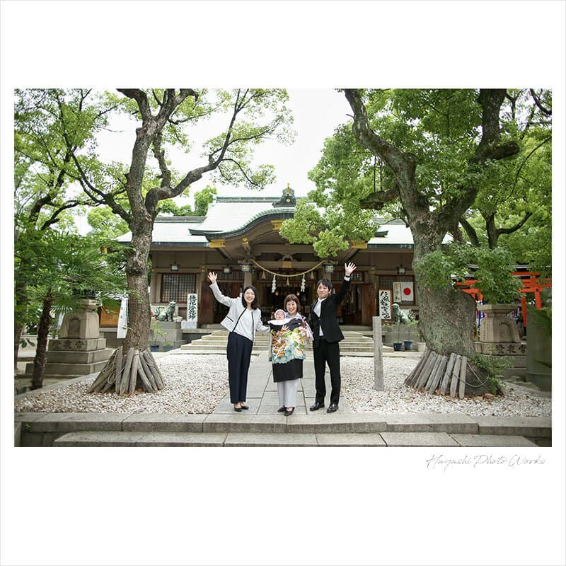 高津宮お宮参り出張撮影