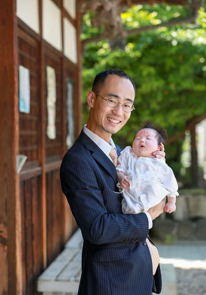 百済王神社お宮参り出張撮影