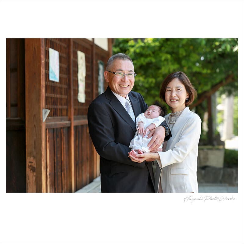 百済王神社お宮参り出張撮影