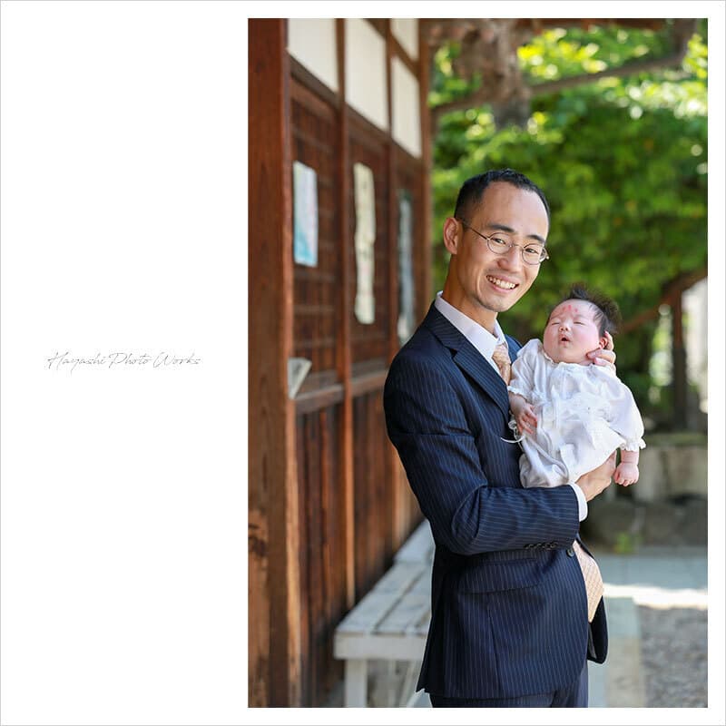 百済王神社お宮参り出張撮影