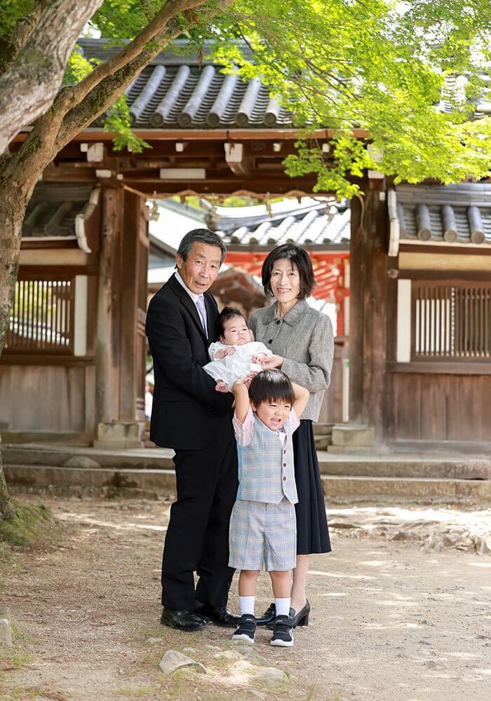 手向山八幡宮お宮参り出張撮影