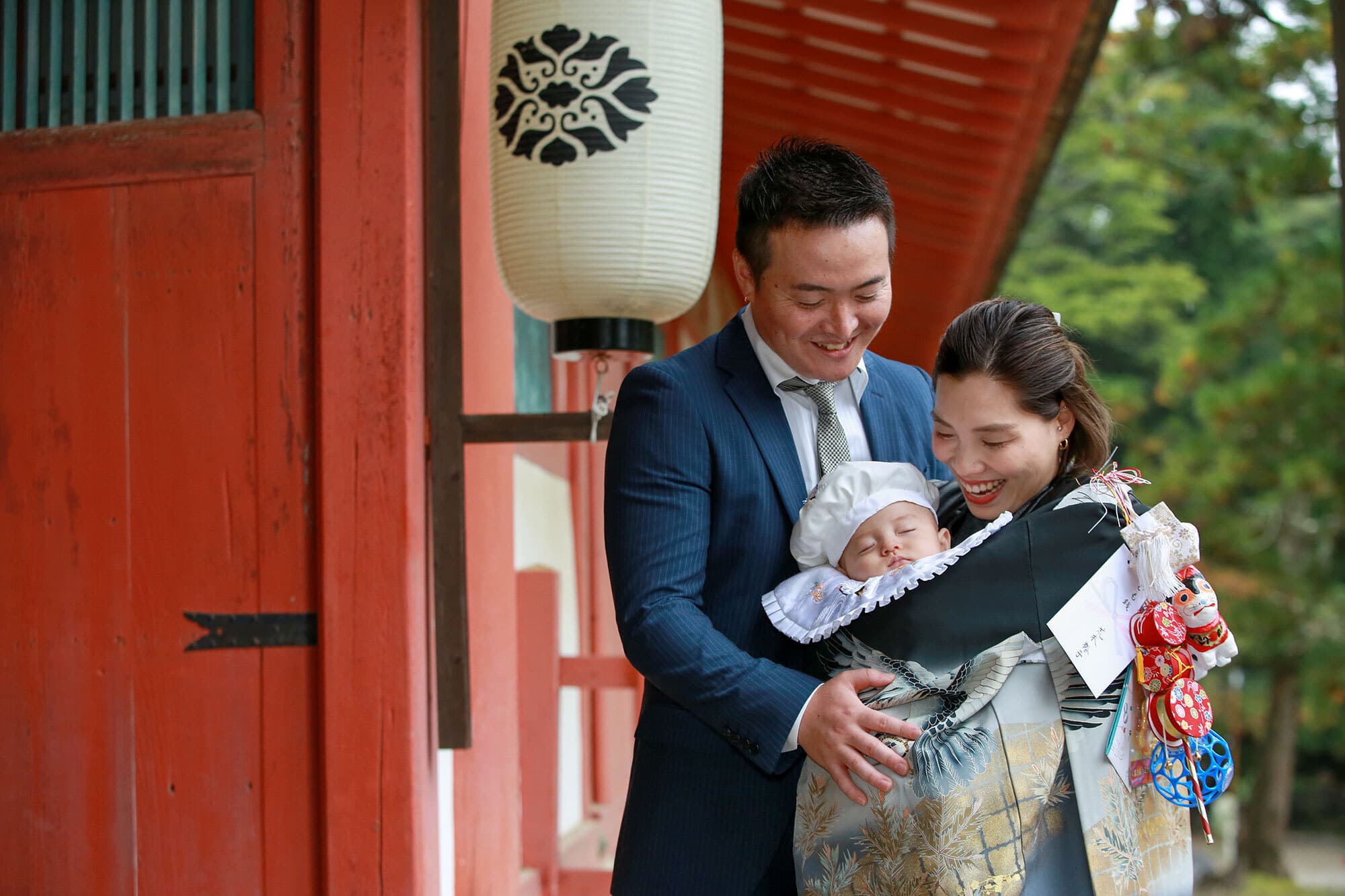 手向山八幡宮お宮参り出張撮影