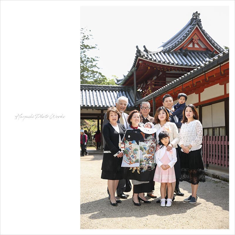 手向山八幡宮お宮参り出張撮影