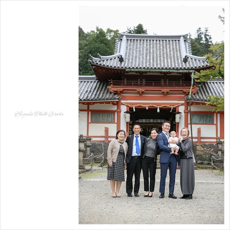 手向山八幡宮お宮参り出張撮影