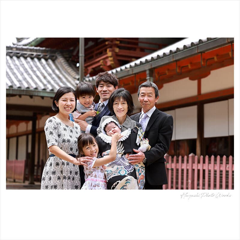 手向山八幡宮お宮参り出張撮影