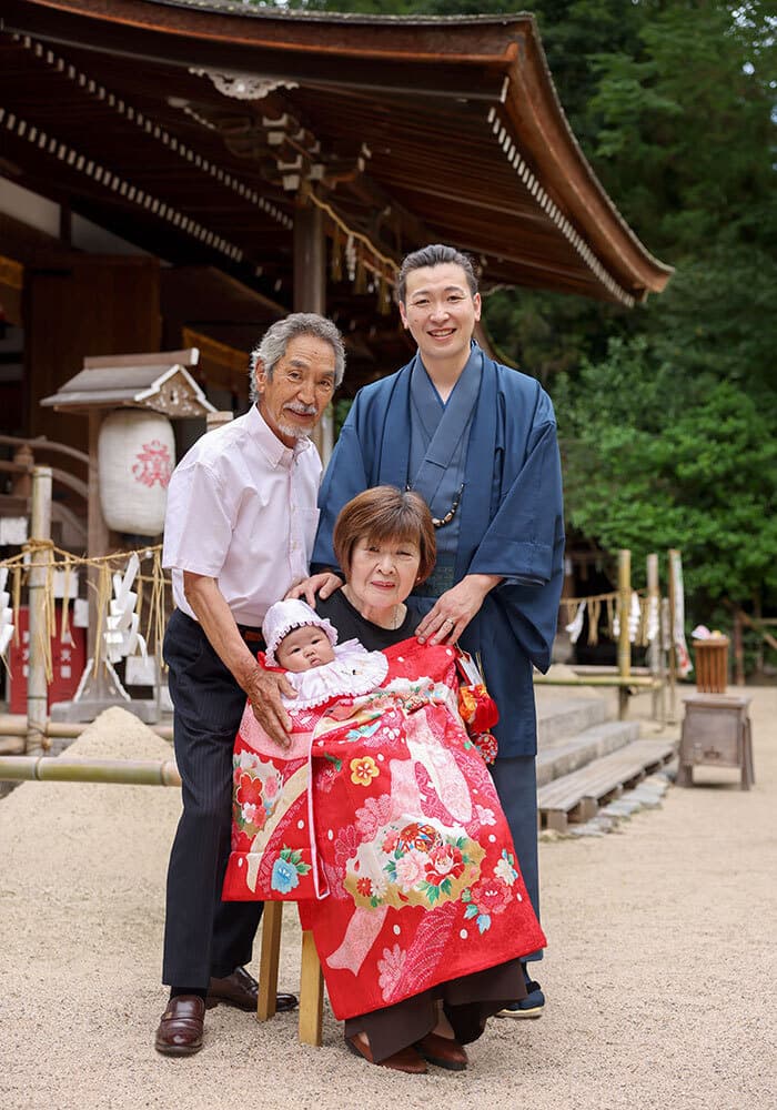 宇治上神社お宮参り出張撮影