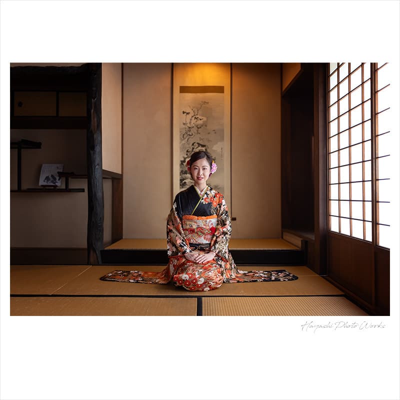 三木市で振袖ロケーション撮影