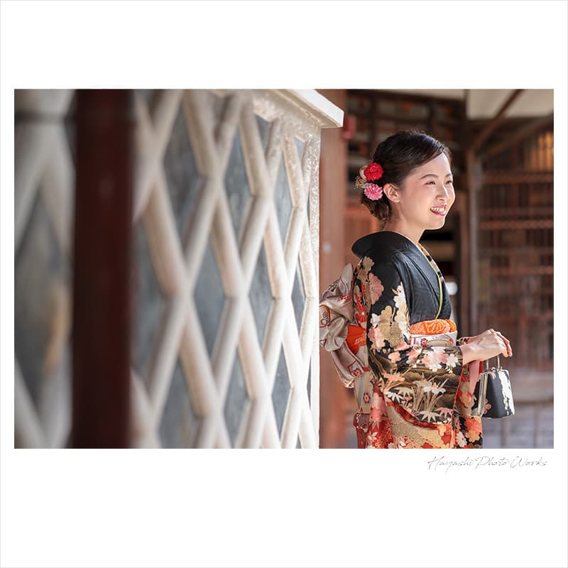 三木市で振袖ロケーション撮影