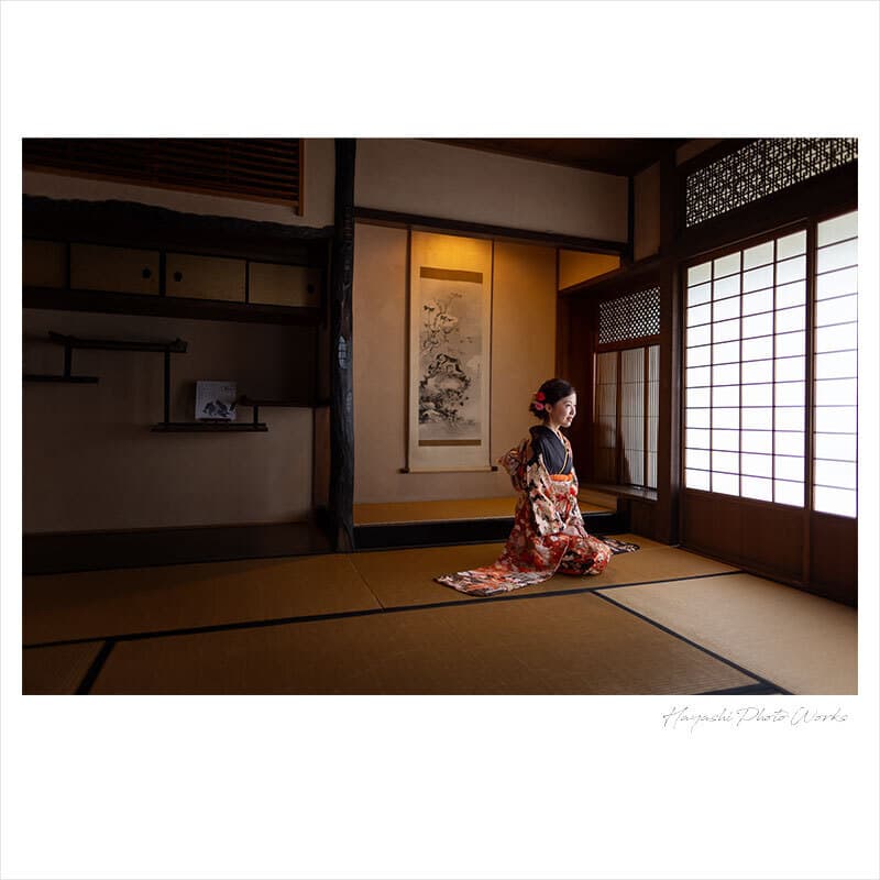 三木市で振袖ロケーション撮影